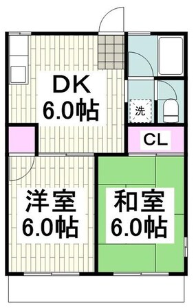 クレストミナミの物件間取画像